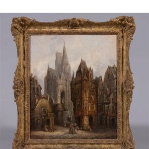 Henri Schaefer 1833 to 1916 listed artist, Ex Christie's London work of art.OilP